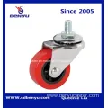 Red PU Swivel Caster for Truck